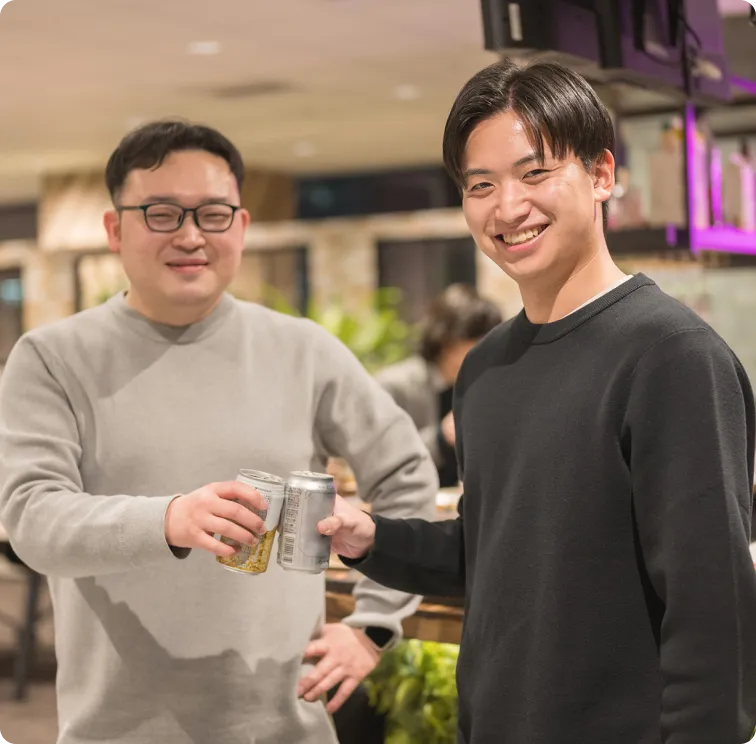 カンパイ手当を利用している様子